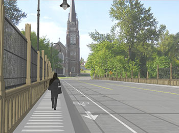 View a larger version of the Tacoma Avenue Bridge rendering